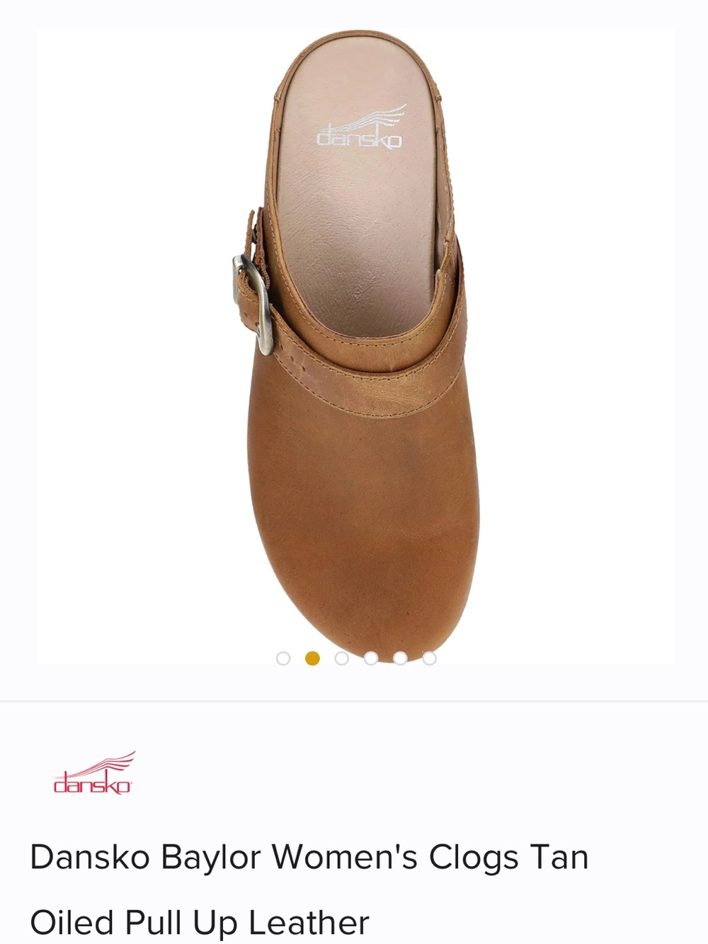 Dansko Baylor Women's Clogs Tan
Oiled Pull Up Leather
$154.95 size 37 US 6.5-7 - Picture 6 of 16